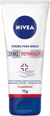 Nivea Creme Para Mãos Reparação Com Dexpanthenol 75g - Creme De Mãos Que Oferece Alívio Imediato Do Ressecamento E Hidrata Por 24h, Com Poderoso Ativo Dexpanthenol E Ainda Cabe Na Bolsa