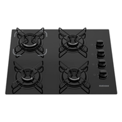 Cooktop a Gás 4 Bocas Itatiaia Essencial com Acendimento Automático Bivolt - Preto