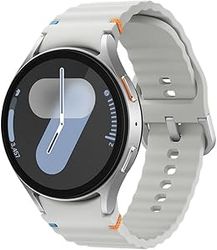 Samsung Galaxy Watch7 Smartwatch 44mm Bluetooth, Galaxy AI, Tela em Cristal de Safira, GPS de Dupla Frequência, Monitoramento avançado de saúde, sono e de coração, Processador de 3nm - Prata