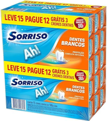 Creme Dental Clareador Sorriso Dentes