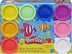 Play-Doh, Massinha com 8 Potes, Cores Variadas