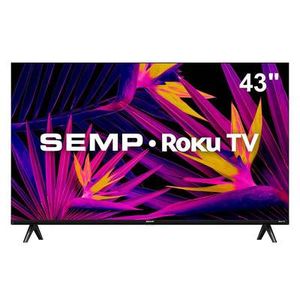 smart-tv-43-led-fhd-semp-r6610-com-sistema-operacional-roku-wi-fi-compativel-com-google-assistente-alexa-e-apple-homekit - Imagem