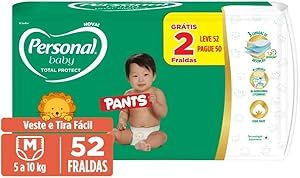 personal-fralda-baby-total-protect-pants-media-52-unidades - Imagem