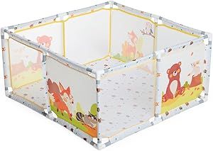 maxi-baby-cercadinho-de-bebe-chiqueiro-portatil-playpen2-bege - Imagem