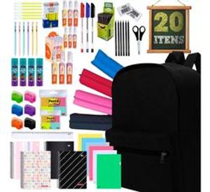 material-escolar-kit-completo-ensino-fundamental-medio-facul - Imagem