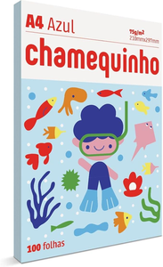 chamequinho-papel-a4-210-x-297-mm-100-folhas-azul - Imagem