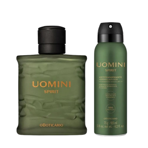 combo-uomini-spirit-desodorante-colonia-100ml-desodorante-antitranspirante-aerossol-75g125ml - Imagem