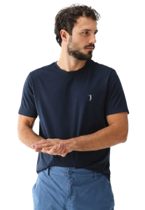 camiseta-aleatory-reta-mini-icon-azul-marinho - Imagem